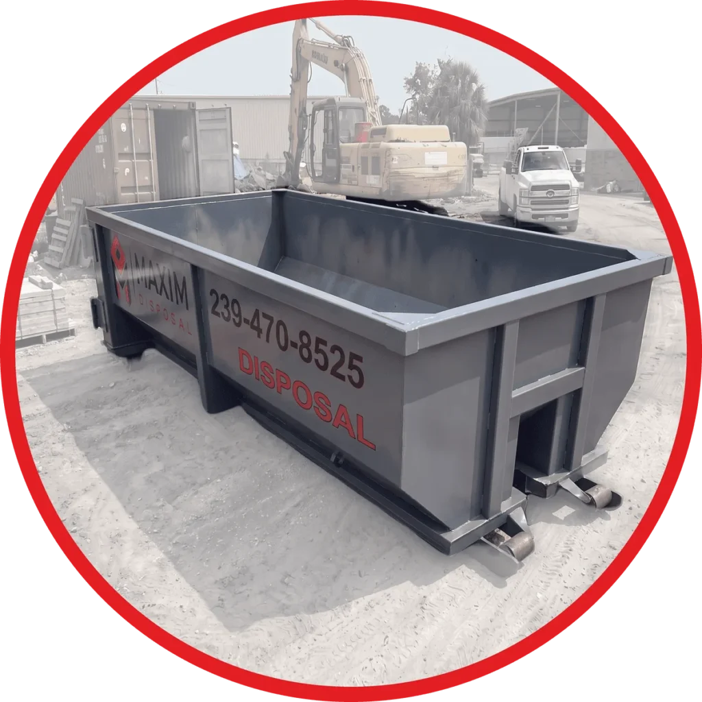 Maxim Disposal 20 yard roll-off dumpster