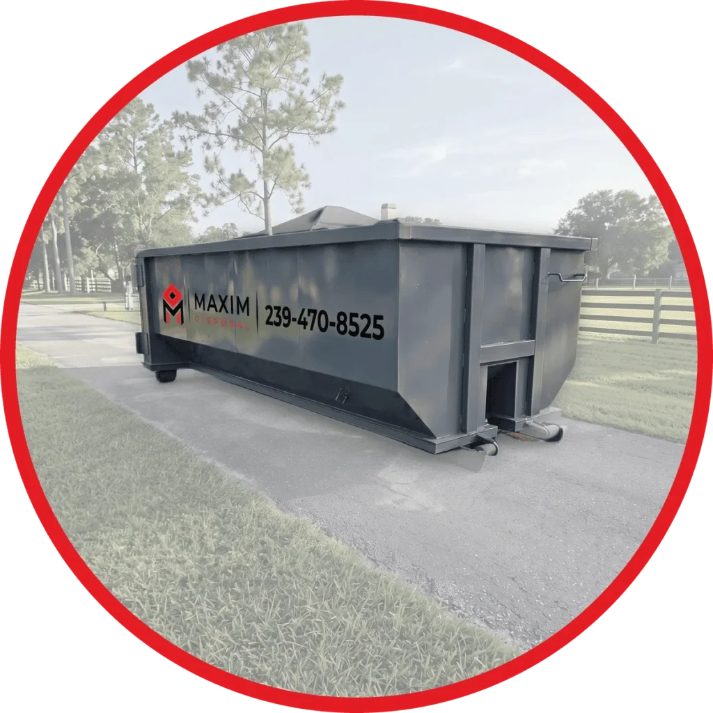 Maxim Disposal 30 yard roll-off dumpster