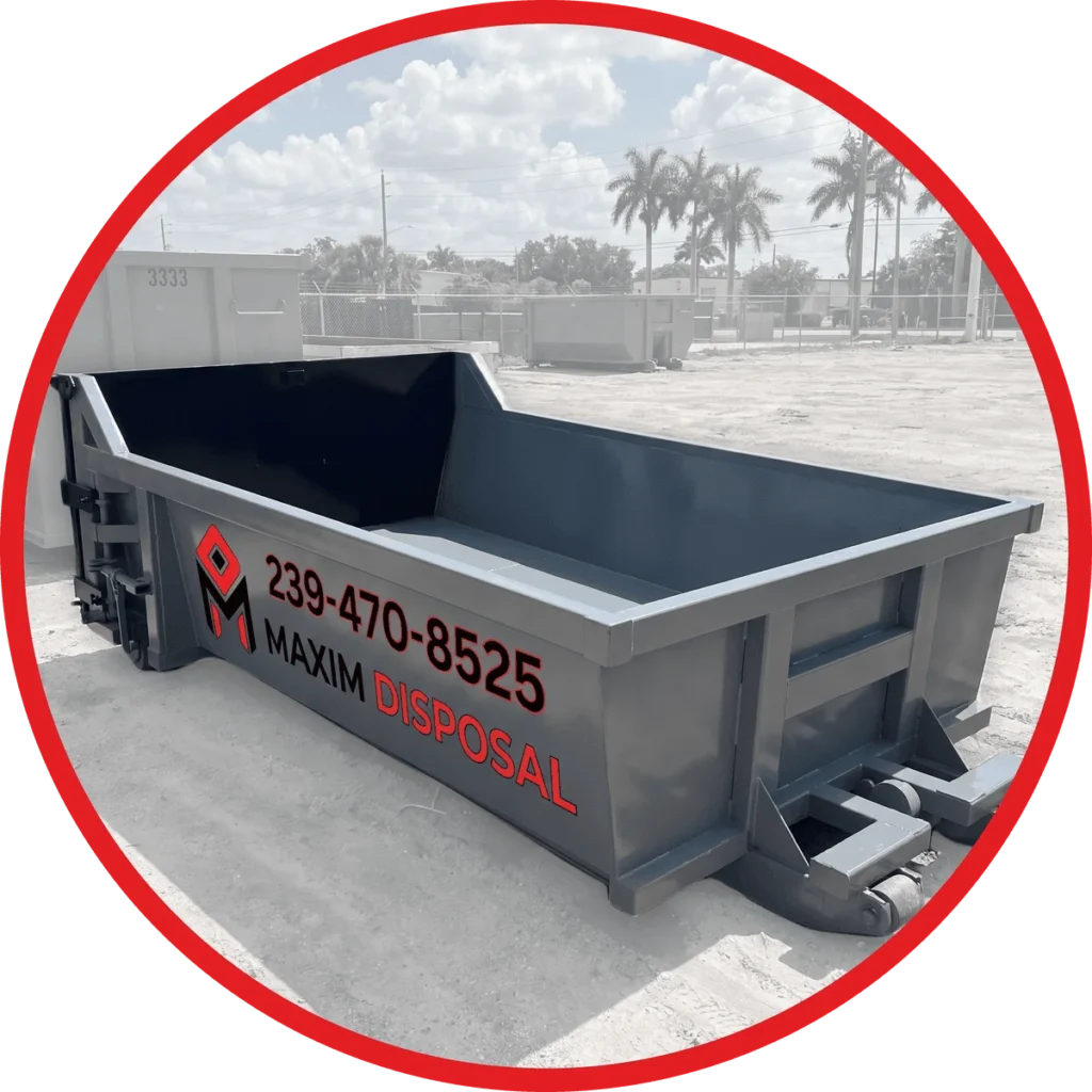 Maxim Disposal 6.5 yard concrete washout container